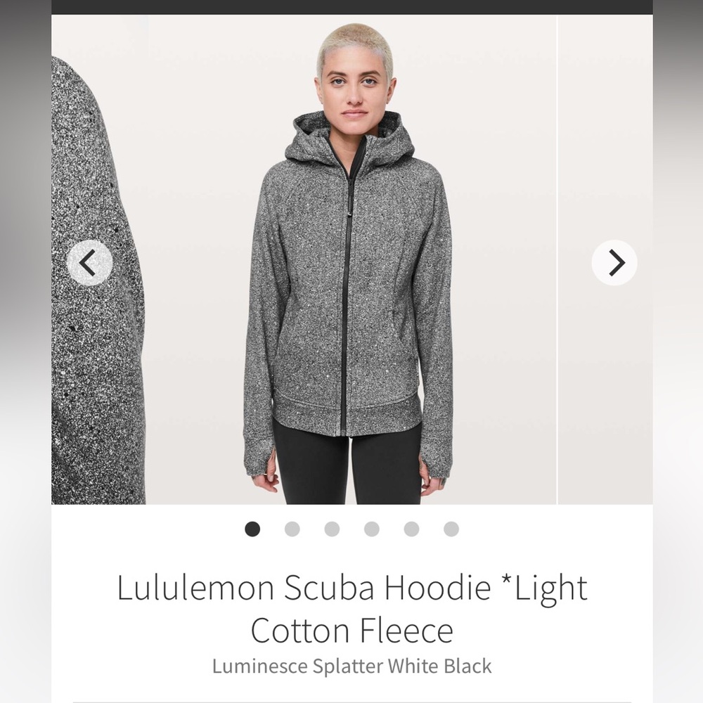 Lululemon Scuba Hoodie *Light Cotton Fleece Size 8